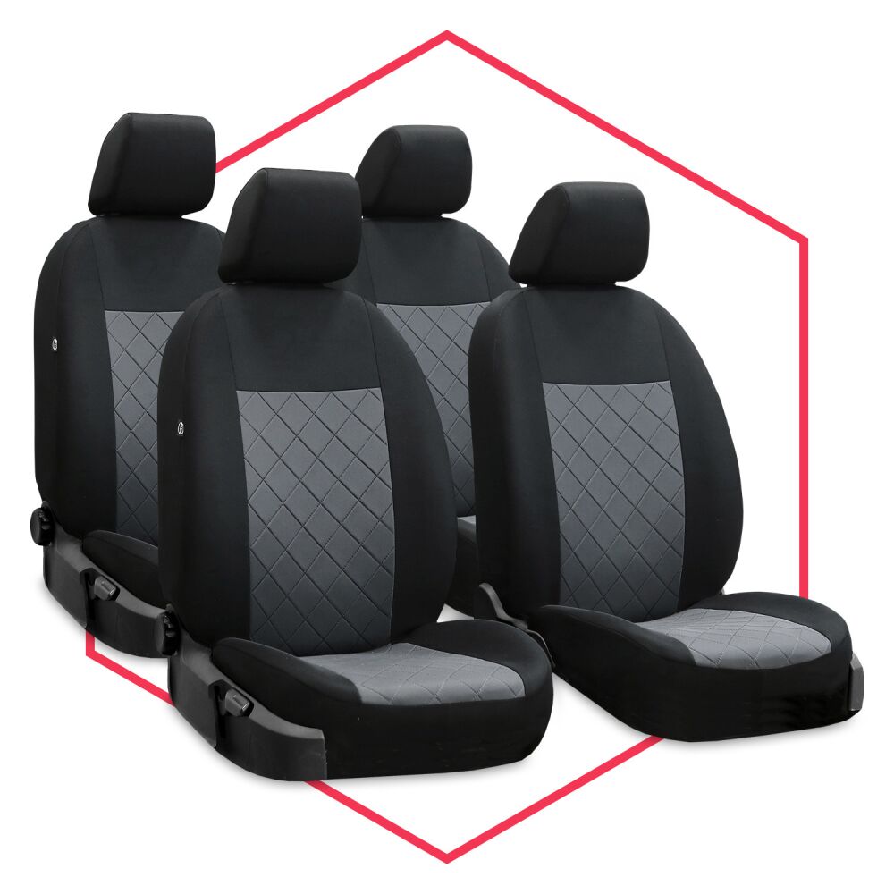 Luxus Sitzauflage Auto für Citroen C1 C2 C3 C4 C5 C5X C6 C8 DS3 DS4 DS5,  Vorne Hinten Komfort Sitzschutz rutschfest Auto Sitzkissen, Komfortzubehör