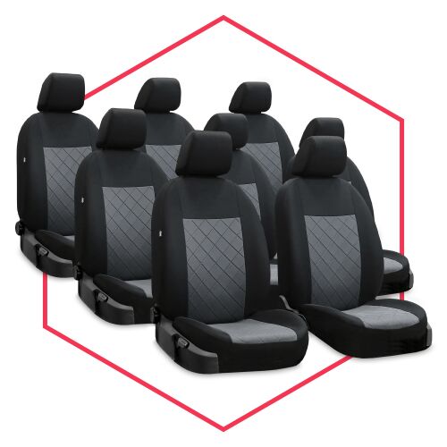 Maß Schonbezüge Sitzbezüge für Ford Tourneo Transit Custom 2012