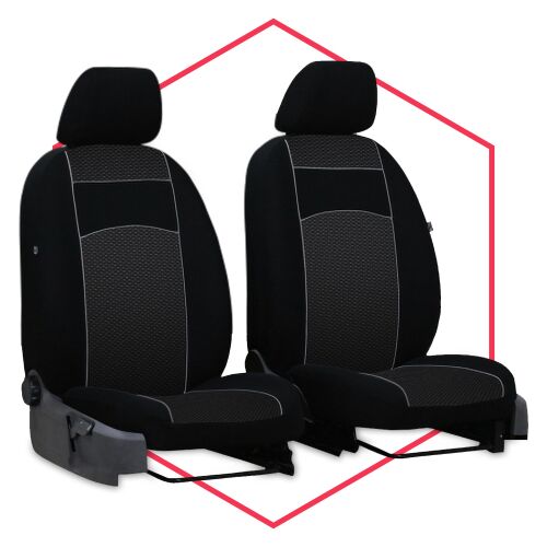 nenyan Autositzbezüge Komplett Set Universal in Premium Design, Schonbezüge für die Vordersitze & Rückbank, Auto Sitzbezüge Airbag  Geeignet