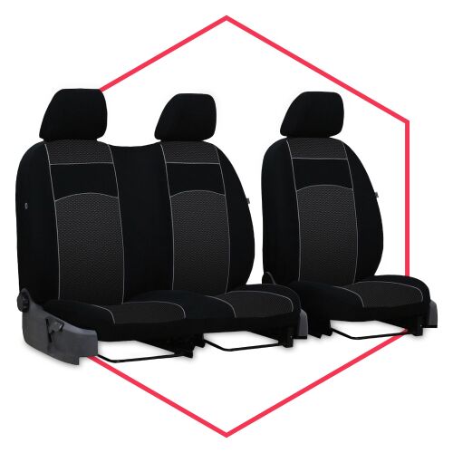 Autositzbezüge Universal Schonbezüge für Auto 1+1 Sitzbezug Vordersitze PKW  Set